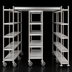 Thumbnail image #3 for Metro TOP-TRACK 24-Inch Wide Stationary Intermediate Unit Kit with 86-Inch Metroseal 3 Posts