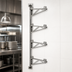Thumbnail image #3 for Eagle Group Adjustable Post Wire Wall Mount Mid Unit for 14-Inch Shelves, 63-Inch Post, Stainless Steel Finish