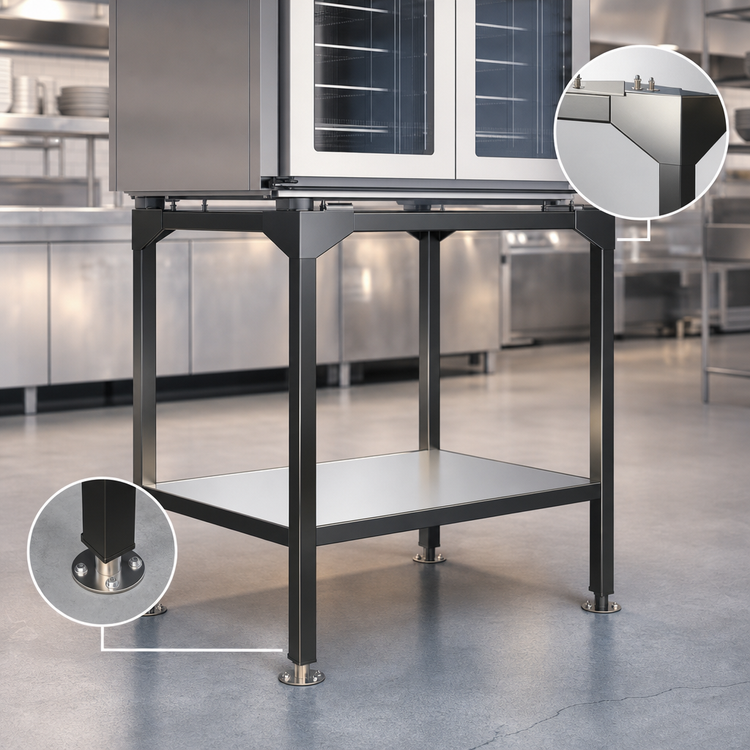 Product image #2 for Alto-Shaam Seismic Equipment Stand with Shelf for AR-7T