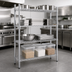 Thumbnail image #3 for Advance Tabco Special Value Series Heavy Duty Chrome Plated Wire Shelf, 54 x 18 Inches