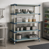 Thumbnail image #3 for MetroMax 4 All-Polymer Starter Shelving Unit, Open-Grid, 60 in. W x 18 in. D x 63 in. H, 4 Shelves