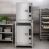 Thumbnail image #3 for Cleveland SteamChef Double-Stacked 2-Compartment Electric Boilerless Convection Steamer with Stacking Stand