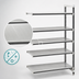 Thumbnail image #3 for Cambro Camshelving Elements XTRA 5-Tier Solid Stationary Add-On Shelving Unit, 24 x 21 x 84, Speckled Gray