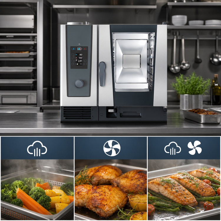 Product image #3 for RATIONAL iCombi Classic 6-Half Size Electric Countertop Combi Oven, 208/240V 3-Phase