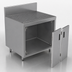 Thumbnail image #3 for Prestige Supreme 42-Inch Stainless Steel Underbar Drainboard Cabinet with Removable Hinged Doors
