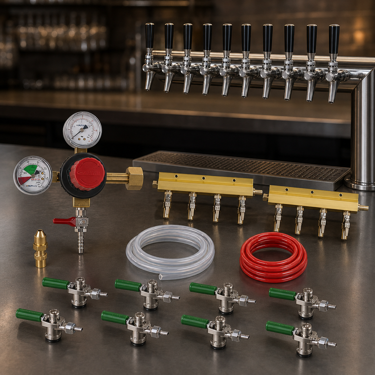 Product image #3 for Nitro Beer Kit for 8-Faucet Commercial Beer Dispensers