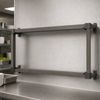 Thumbnail image #3 for Cambro Camshelving® Elevation EWSOPEN2448580 Wall-Mounted Open Shelf Frame, 24 x 48 Inches, Brushed Graphite