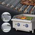 Thumbnail image #3 for Globe GCB24G-CR 24-Inch Gas Countertop Charbroiler, Cast-Iron Radiant Heat, Natural Gas, 80,000 BTU
