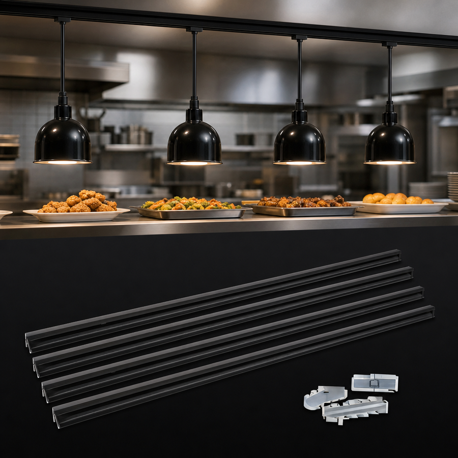 Four 4-Foot Track Mount Bars