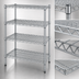 Thumbnail image #3 for EAGLEbrite 4-Tier Stationary Starter Wire Shelving Unit, 36
