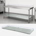 Thumbnail image #3 for Advance Tabco Galvanized Work Table Undershelf for 144-Inch x 30-Inch Tables