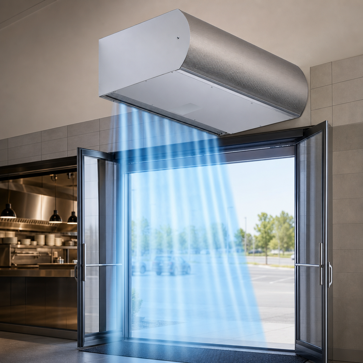 Product image #3 for Berner Architectural Series 96-Inch Unheated High Performance Air Curtain for Doors up to 10 Feet High