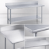 Thumbnail image #3 for Duke 108-Inch Stainless Steel Work Table with 5-Inch Riser and Undershelf