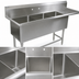 Thumbnail image #3 for John Boos Pro-Bowl 3-Compartment Stainless Steel Sink with Right Drainboard