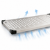 Thumbnail image #3 for Metro Super Erecta 42-Inch x 18-Inch Louvered/Embossed Stainless Steel Shelf with Raised Ship's Edge