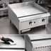 Thumbnail image #3 for Comstock-Castle 36-Inch Countertop Gas Chrome Griddle