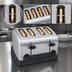 Thumbnail image #3 for Hatco TPT-208 4-Slot Commercial Pop-Up Toaster, 208V, Stainless Steel