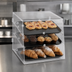 Thumbnail image #3 for Vollrath 3-Shelf Countertop Knock-Down Acrylic Bakery Display Case, Slant Front, Front and Rear Doors