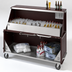 Thumbnail image #3 for Dinex Full-Length Ice Bin Portable Bar, Boston Cherry