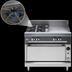 Thumbnail image #3 for Vulcan V Series 36-Inch Heavy Duty Gas Range with 2 Open Burners, 24-Inch Griddle and Standard Oven
