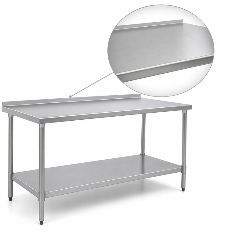 Product image #3 for Eagle Group BlendPort Deluxe Series Stainless Steel Work Table with Adjustable Undershelf, 84W x 24D