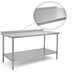 Thumbnail image #3 for Eagle Group BlendPort Deluxe Series Stainless Steel Work Table with Adjustable Undershelf, 84W x 24D