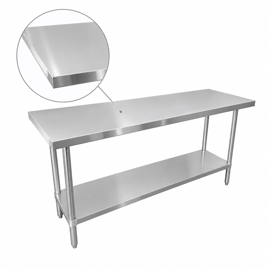 18-Gauge 18/430 Stainless Steel Top