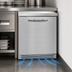 Thumbnail image #3 for Continental Refrigerator SWF27N-FB 27-Inch Front-Breathing Worktop Freezer with Solid Door