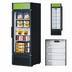 Thumbnail image #4 for Turbo Air Super Deluxe One-Section Glass Door Merchandiser Freezer, 17.99 Cu. Ft., Bottom-Mounted, Triple-Pane Heated Glass Door