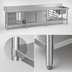 Thumbnail image #3 for Advance Tabco TA-23 Commercial Work Table with Welded Legs and Undershelf/Cross Rails