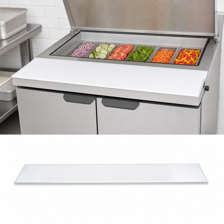 Product image #3 for Beverage-Air 19-Inch White Poly Cutting Board for DP93 Prep Table