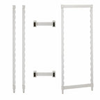 Thumbnail image #4 for Cambro Camshelving® Premium CPPK2184480 Stationary Shelving Post Kit, 21-Inch x 84-Inch, Speckled Gray