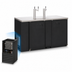 Thumbnail image #3 for Everest Refrigeration Two-Section Direct Draw Keg Refrigerator with 2 Draft Towers, 68-Inch Wide, 20 Cu. Ft., 3 Half-Barrel Keg Capacity