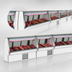 Thumbnail image #3 for Howard-McCray 34E Series 148-1/2 Inch Red Meat Full Service Refrigerated Display Case