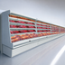 Thumbnail image #3 for Howard-McCray 35E Series Packaged Meats Open Merchandiser, 51-Inch Wide, 4-Lit-Shelf, Self-Contained, White
