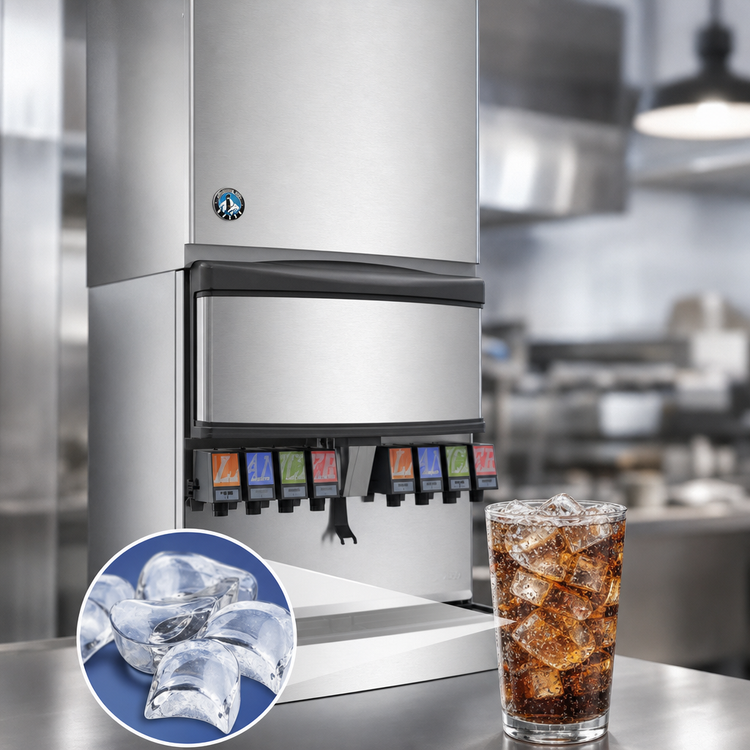 Product image #3 for Hoshizaki Serenity Series KMS-2000MLJ 30-Inch Modular Crescent Cube Ice Machine Head, Remote Air-Cooled