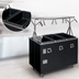 Thumbnail image #3 for Vollrath 2-Series Affordable Portable Deluxe 4-Well Mobile Hot Food Station with Breath Guard and Enclosed Base