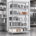 Thumbnail image #3 for EAGLEbrite 5-Tier Wire Add-On Shelving Unit, 60 Inches W x 24 Inches D x 86 Inches H, Zinc Finish