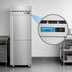 Thumbnail image #3 for Hoshizaki Steelheart 23.1 Cu. Ft. Stainless Steel One-Section Reach-In Freezer, Self-Contained, Standard Depth, Half-Height Solid Right-Hinged Doors