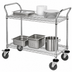 Thumbnail image #3 for Quantum 48 Inch x 18 Inch 2-Shelf 304 Stainless Steel Utility Cart