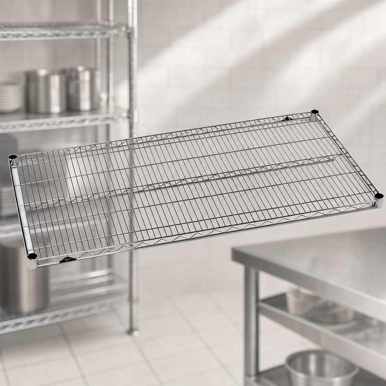 Product image #3 for Metro Super Erecta 54 in. x 24 in. Stainless Steel Open Wire Shelf