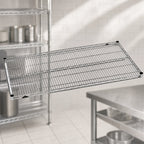 Thumbnail image #3 for Metro Super Erecta 2454NS 54 x 24 in. Type 304 Stainless Steel Open-Wire Shelf