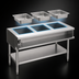 Thumbnail image #3 for Eagle Group AWT3-NG Water Bath Hot Food Table, 48-Inch, Open Base, Natural Gas, 3 Openings