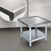 Thumbnail image #3 for John Boos Heavy-Duty Stainless Steel Machine Stand with Adjustable Galvanized Lower Shelf, 36 x 30 x 20.25 Inches