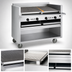 Thumbnail image #3 for Magikitch'n FM-SMB-624 24-Inch Floor Model Gas Coal Charbroiler with Adjustable Tilt Round Rod Grate
