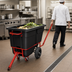 Thumbnail image #3 for Towable Trainable Tilt Truck, 1 Cubic Yard, 2100 lb. Capacity, Black