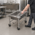 Thumbnail image #3 for Mobile Stainless Steel Utensil Cleaner and Soak Sink with 1 Compartment, 27 x 27 x 21-3/4 Inches