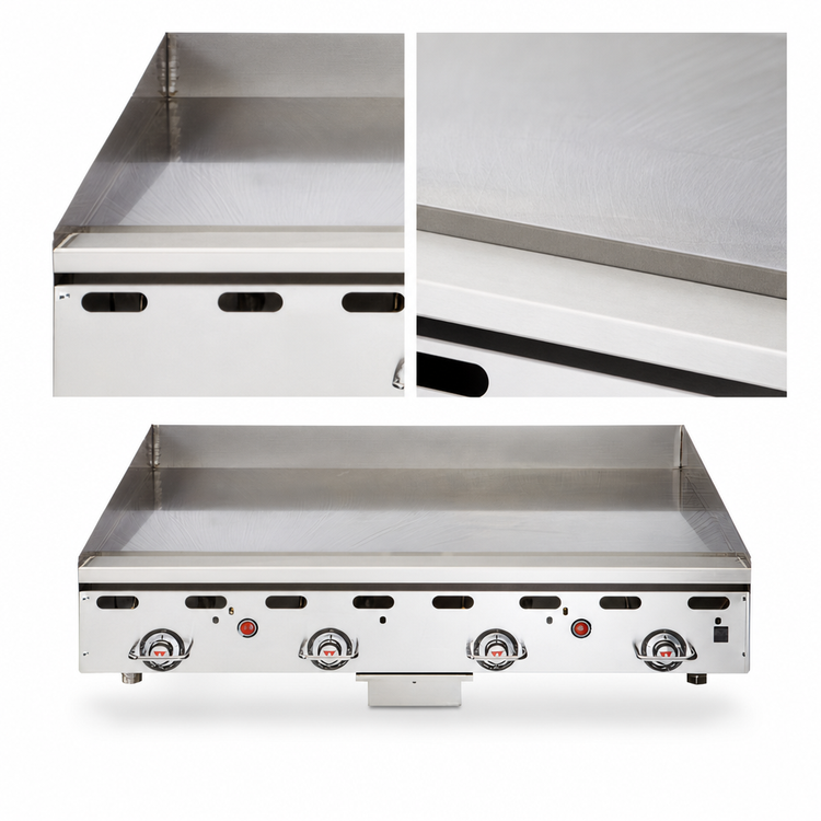 Product image #3 for Vulcan MSA Series MSA24-30 Heavy Duty Countertop Gas Griddle, 24 x 30 Inch Cooking Surface