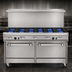 Thumbnail image #3 for Southbend Ultimate 60-Inch Gas Restaurant Range with 10 Burners, Standard Oven, and Convection Oven