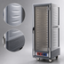 Thumbnail image #3 for Metro C5 3 Series Full-Height Mobile Moisture Heated Holding and Proofing Cabinet with Gray Insulation Armour and Clear Polycarbonate Door